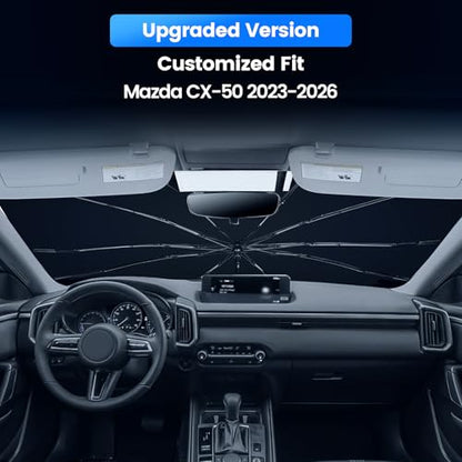 Windshield Sun Shade Umbrella for Mazda CX (For Mazda CX-50 2023+)