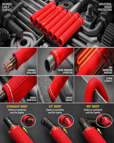 Spark Plug Wire Heat Sleeve (Red)