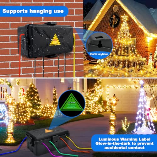 Medium Outdoor Electrical Box (Medium / Black)