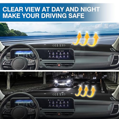 Black Dash Cover Compatible with Kia Seltos 2024 2025 2026 Dashboard Cover Accessories for Seltos Non (Seltos 24-26(Black))