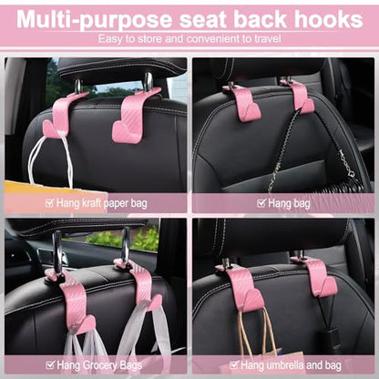 Car Purse Hook (Pink-CF)