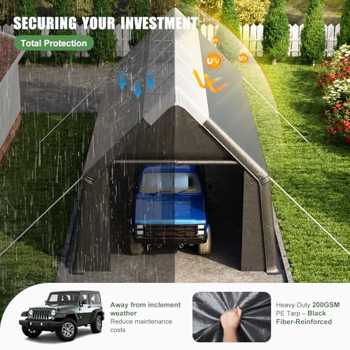 Skyview Portable Garage (13x24 FT)