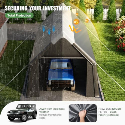 Skyview Portable Garage (13x24 FT)