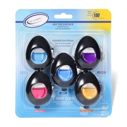 Car Air Freshener Vent Clip 5 Ct (5 Count (Pack of 1))