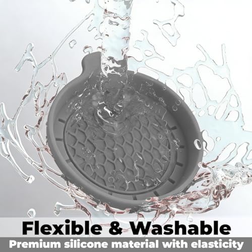 4 PCS Car Cup Coasters (Grey*4pcs / No Diamonds)