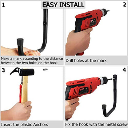 Garage Storage J Utility Hook (3.5inch)