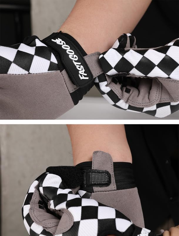 Dirt Bike Motorcycle Gloves for Men Women Finger Touchscreen Motorbike Gloves for BMX ATV MTB Riding (X-Large / G04)