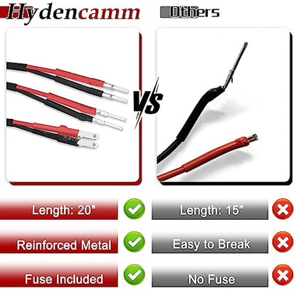 20" Upgrade Mirror Plug Wire Tap for Uniden (RJ11 - 20" Long)