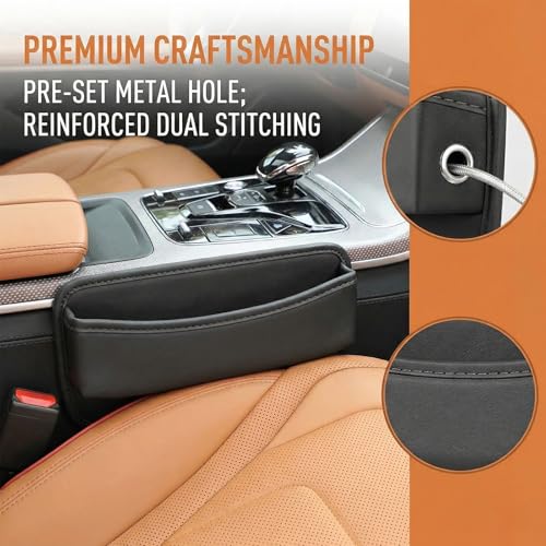 2 PCS Car Seat Gap Filler Organizer