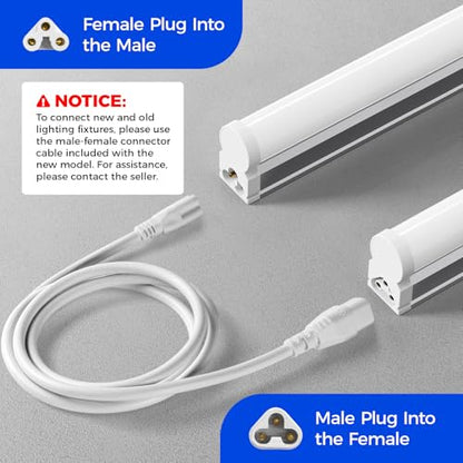 T5 LED Shop Light 2FT (6500k Super Bright White / 2 Feet)