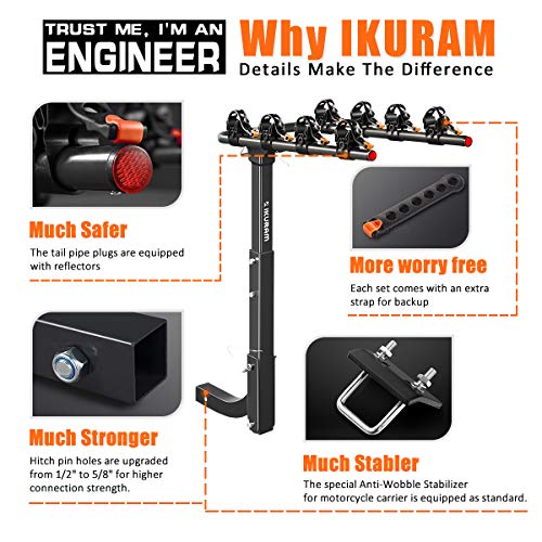 2 Bike Hitch Mount Foldable Bicycle Carrier (2-BIKE RACK)