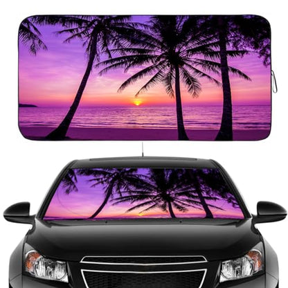 Windshield Sun Shade (Sunset Purple / Standard)