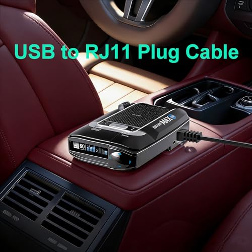 Radar Detector Power Cord for Beltronics (USB to RJ11)