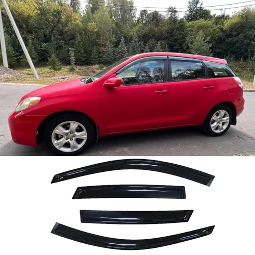 4pc Smoke Window Visors for 2003 (03-08 Matrix E130/Pontiac Vibe)