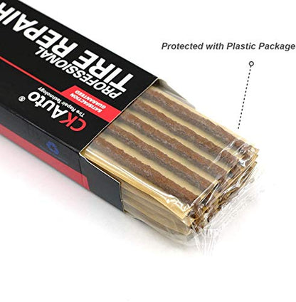 30 pcs 8" Brown Tire Repair Strings Tire Repair Plugs (Brown / 8" x φ0.236" 30pcs)