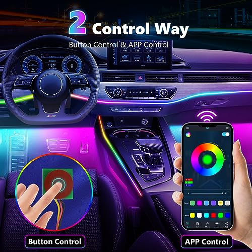 Dreamcolor Acrylic Interior LED Strip Light (dreamcolor 10 lights)