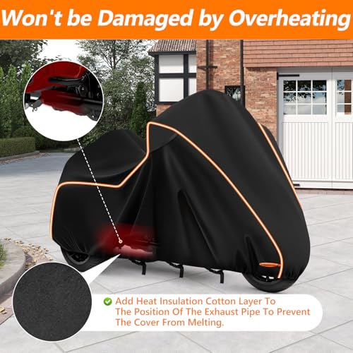 Motorcycle Cover for Harley Trike Freewheeler 2009 (Black / for Trike Models Freewheeler)