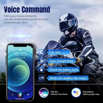 FX6 Motorcycle Bluetooth Headset (FX6 2PC)