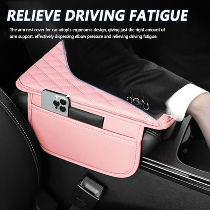 Upgraded Car Center Console Cover (Pink)