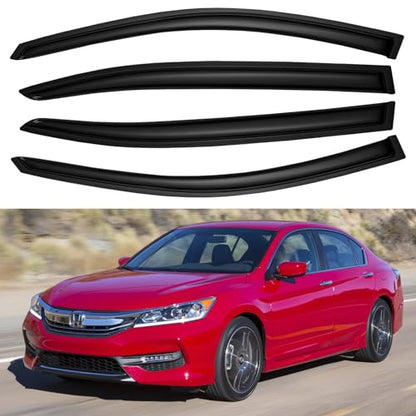 Window Visors Rain Guards for 2008 (2008-2017 Honda Accord)