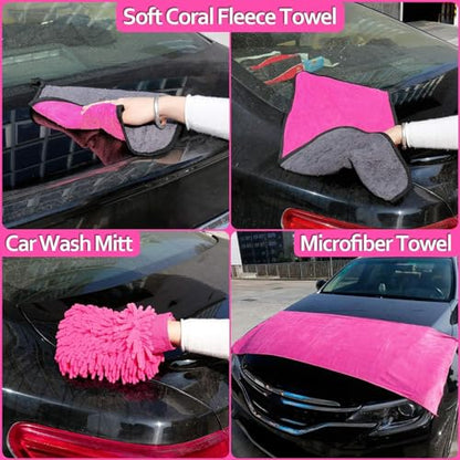 Car Detailing Kit (Pink)