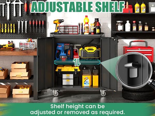 Garage Cabinet System (Black / 6 Pcs-StyleA)