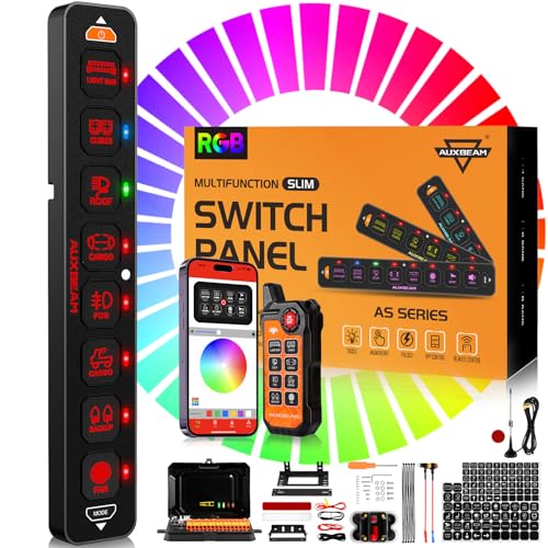 AS 800 Slim 8 Gang Switch Panel with Bluetooth APP &Wireless Remote (AS-800 Slim 8 Gang)