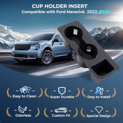 Car Cup Holder for Ford Maverick 2026 2025 2024 2023 2022 (Cup Holder for 2022-2025 Maverick)