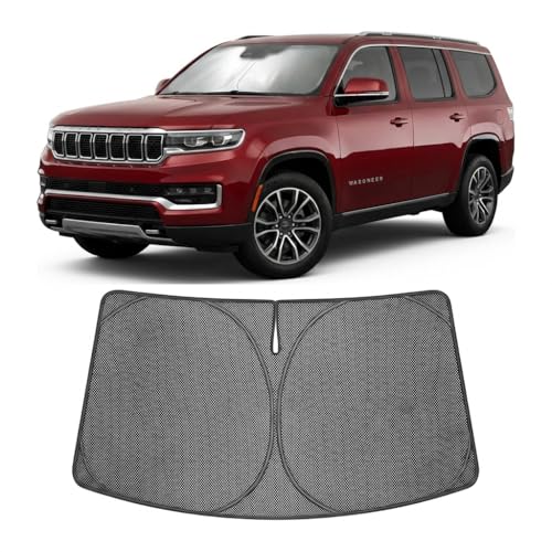 Custom Fit Car Windshield Sun Shade for 2022 (2022-2026 Jeep Wagoneer)