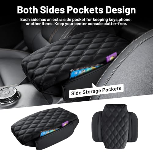 Center Console Cover for 2024 (10)24-26|Ranger |Wavy,+Thick,+Pockets)