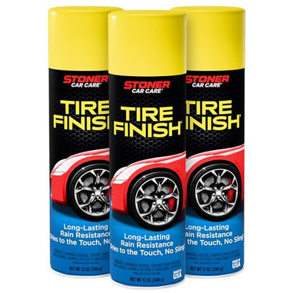 Tire Finish Tire Shine Spray (12 Ounce (Pack of 3))