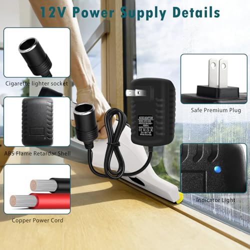 12V 2A 24W AC to DC Converter (12V 2A 24W - 2 Pack)