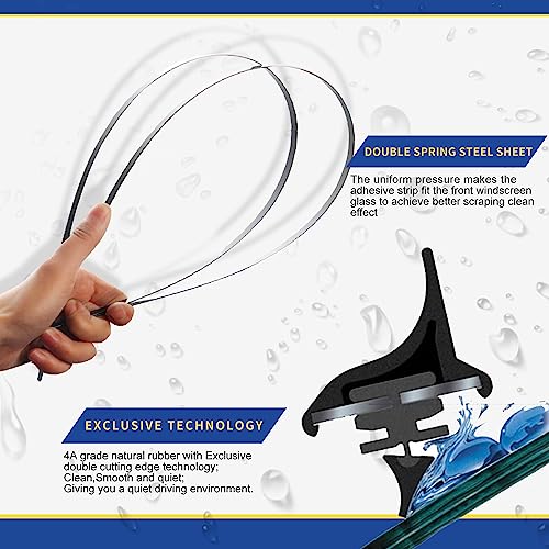 3 Wipers Replacement for 2007 (26"+20"+14 / J-HOOK)