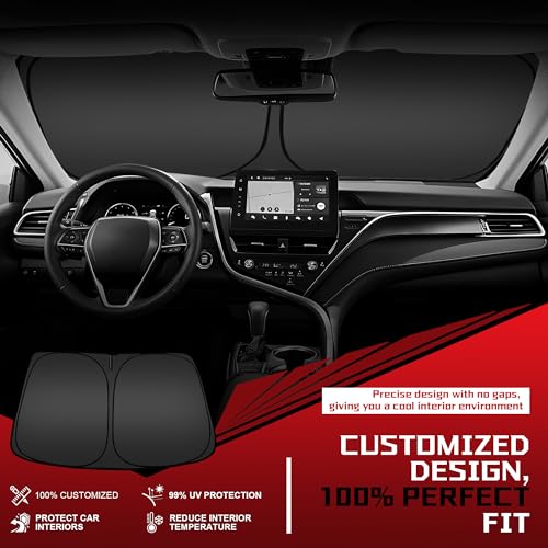 Windshield Sun Shade for 2017 (for 2017-2022 Ford F250 F350 F450 F550 Super Duty)