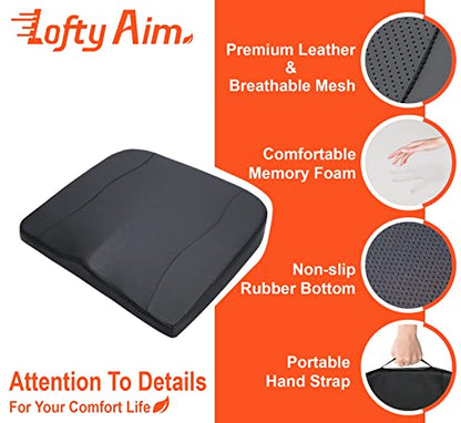 Car Seat Cushion (Classic Black)