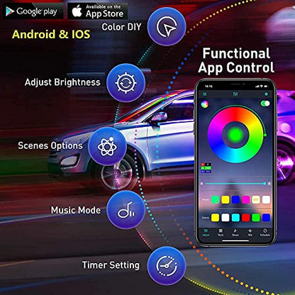 Car Underglow Lights (Multicolor)