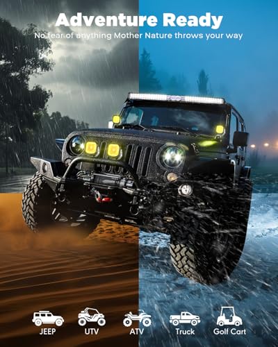 Color Play Series DRL & Turn Signal 3 (Color Play 3" Flood Beam)