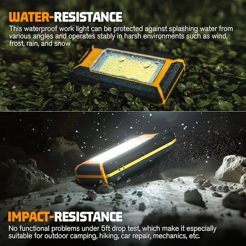 2 Pack Rechargeable LED Work Light