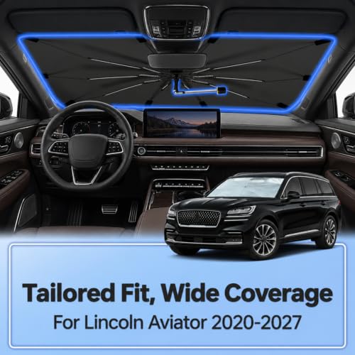 Windshield Sun Shade Umbrella for Lincoln Aviator 2020 (for Lincoln Aviator 2020-2027)