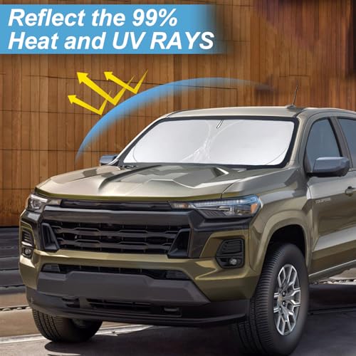 Windshield Sun Shade for Nissan Frontier 2022 (for 2021-2023 Nissan Frontier)