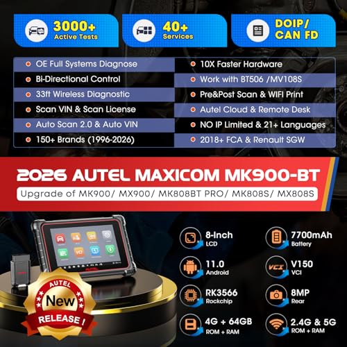 Scanner MaxiCOM MK900BT