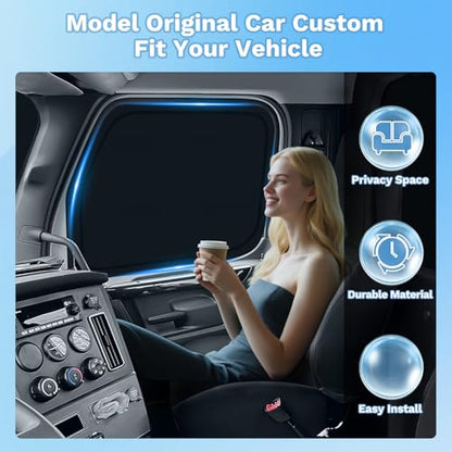 Car Window Shades for Freightliner Cascadia 2018 (FOR | Freightliner Cascadia 2018-Present)