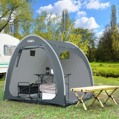 Bike Storage Shed Tent (Grey for 4 Bikes)