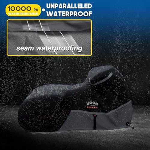 Motorcycle Cover 600D Waterproof for Touring Models Harley Davidson Nightster (Gray / 108"-3XL)
