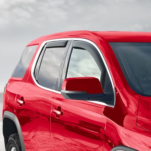in Channel Extra Durable Rain Guards for GMC Acadia 2017 (For Acadia 17-23)