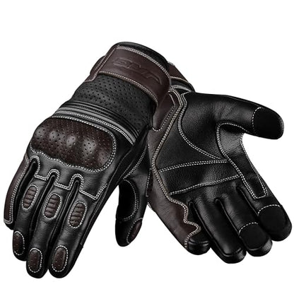 Motorcycle Gloves (Ninja Brown / Small)