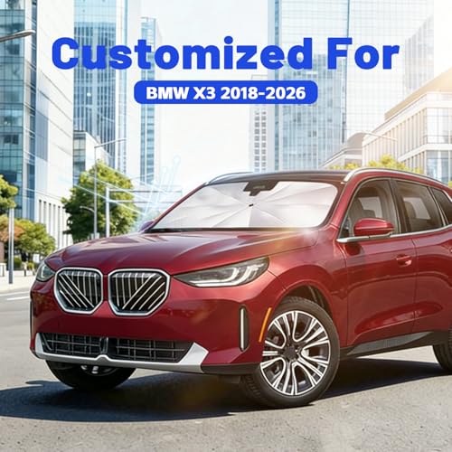 Car Windshield Sun Shade Umbrella for BMW X3 2018 (For BMW X3 2018-2026)