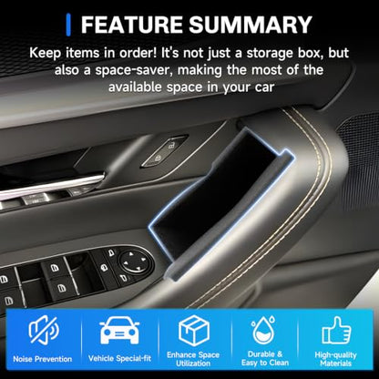 for 2026 Mazda CX5 Center Console Organizer+4 PCS Door Storage