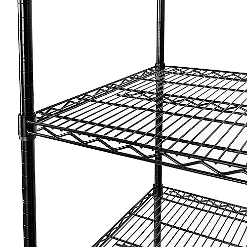 UltraDurable 5 (Black / 5-Tier Shelving, 60" W x 18" D)