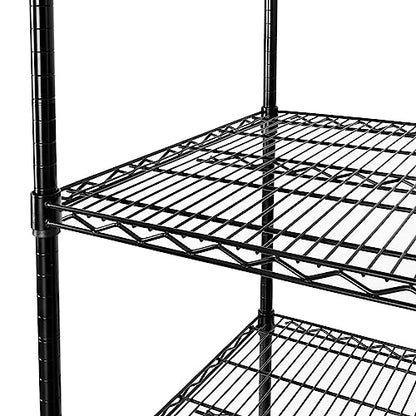 UltraDurable 5 (Black / 5-Tier Shelving, 60" W x 18" D)